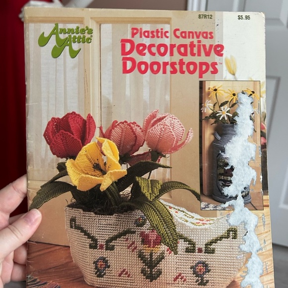 5/$25 Auntie's Attic Decorative Doorstops planter pot patterns 🪡 - Picture 1 of 8